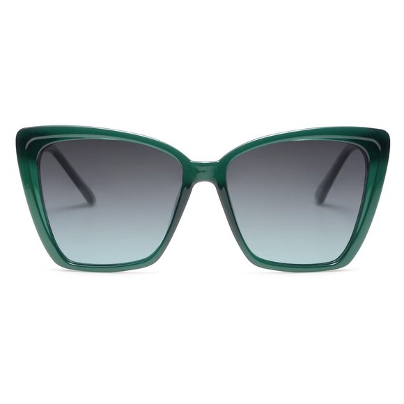 Oversized Square Cat Eye Sunglasses Polarized UV Protection Retro main image 5
